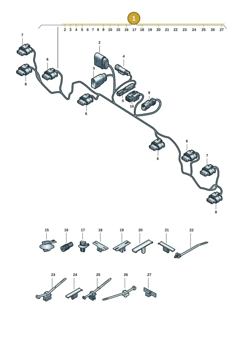 85H971095C — Audi Q6 e-tron (2023-2025) diagram f5s972700, position 1