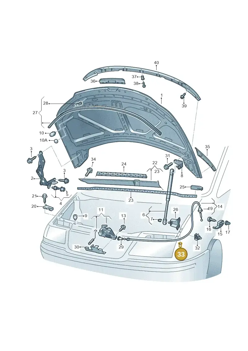 861941659 — Volkswagen Sharan (2008-2010) diagram 245823100, position 33