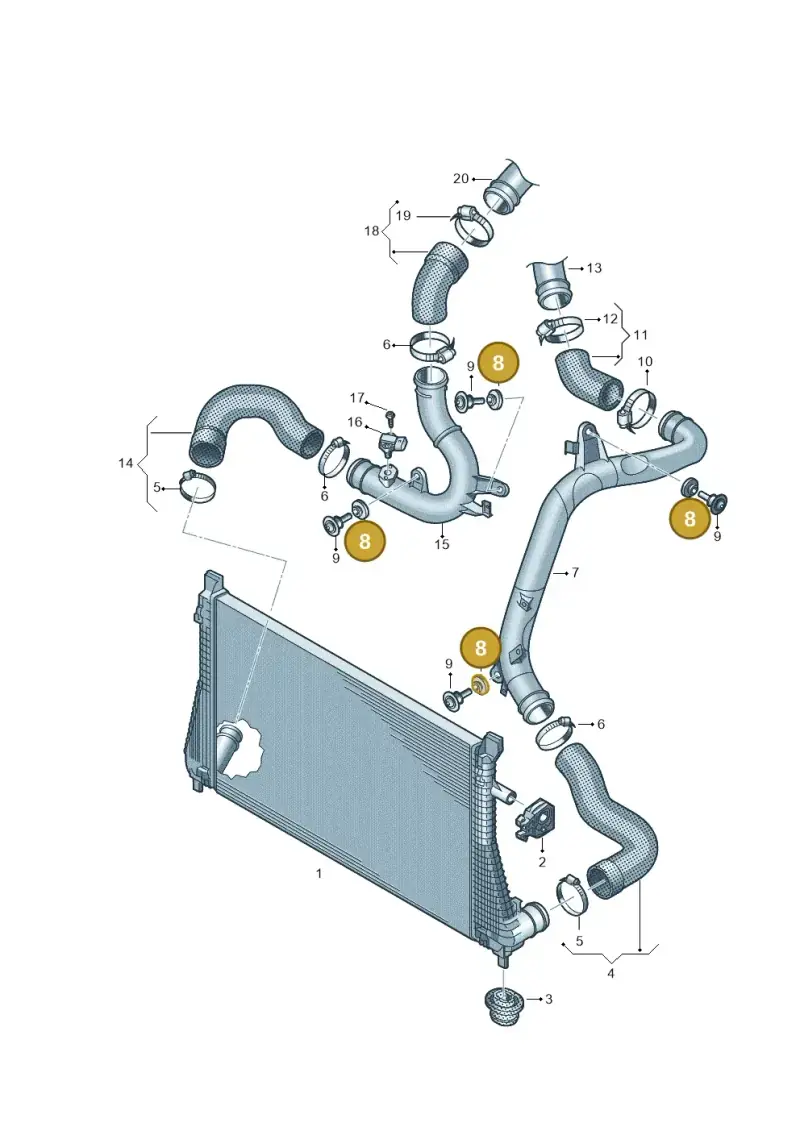 867129669 — Volkswagen Passat estate (2023-) diagram 746145780, position 8