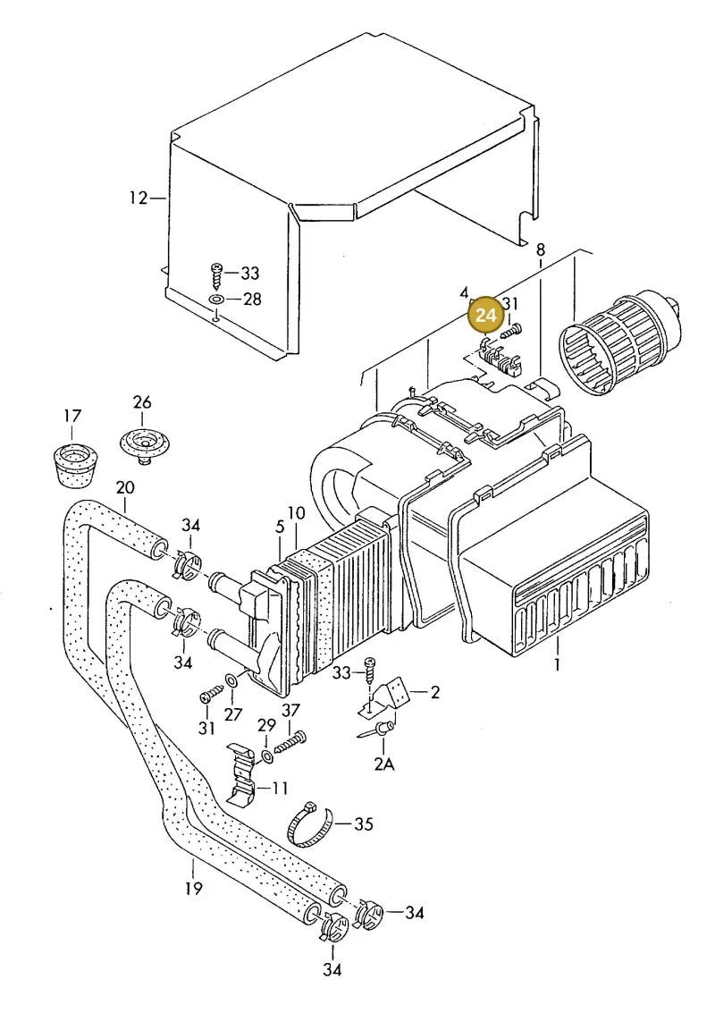 867959131 — Volkswagen TRANSPORTER SYNCRO (1996-2003) diagram 117819550, position 24