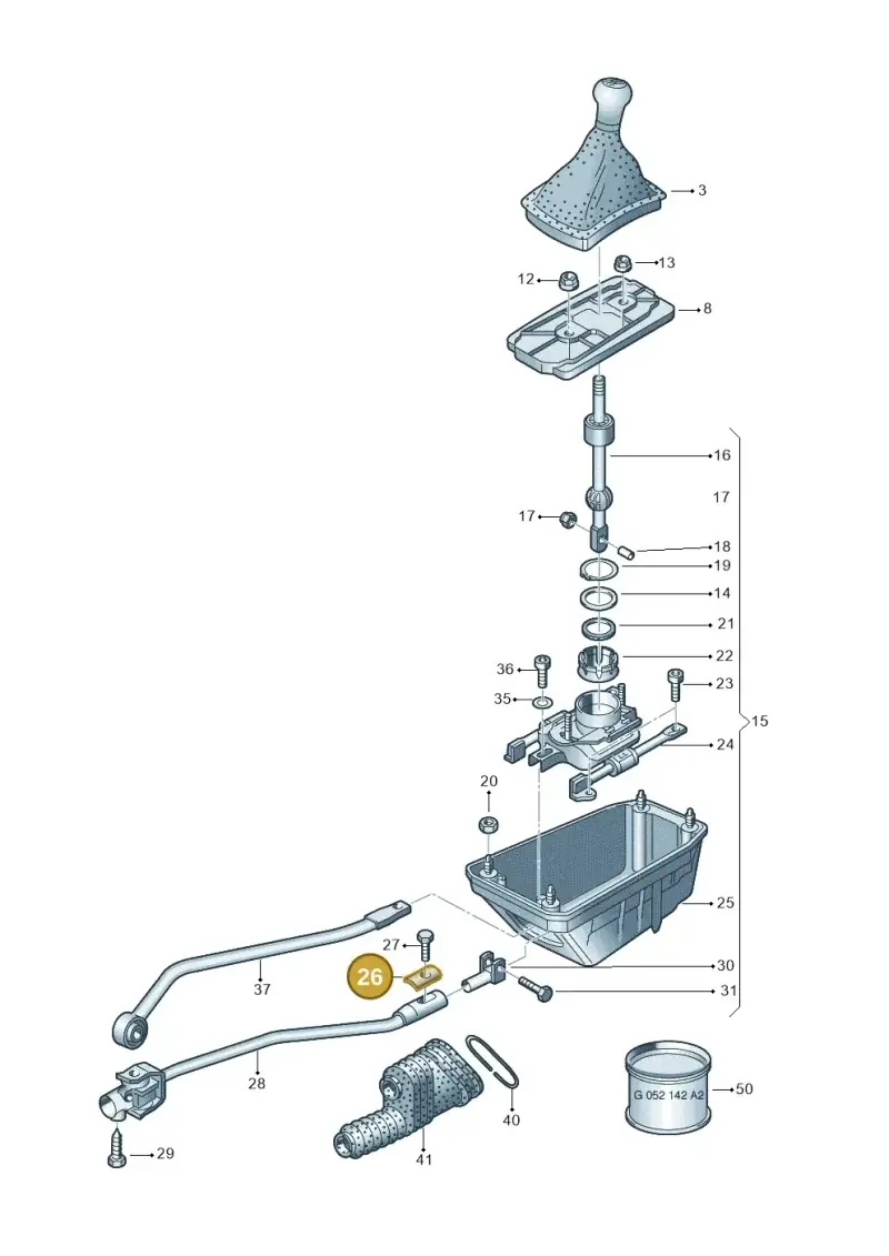 893711237B — Volkswagen PASSAT/4MOTION/W8 (2002-2005) diagram 226711350, position 26