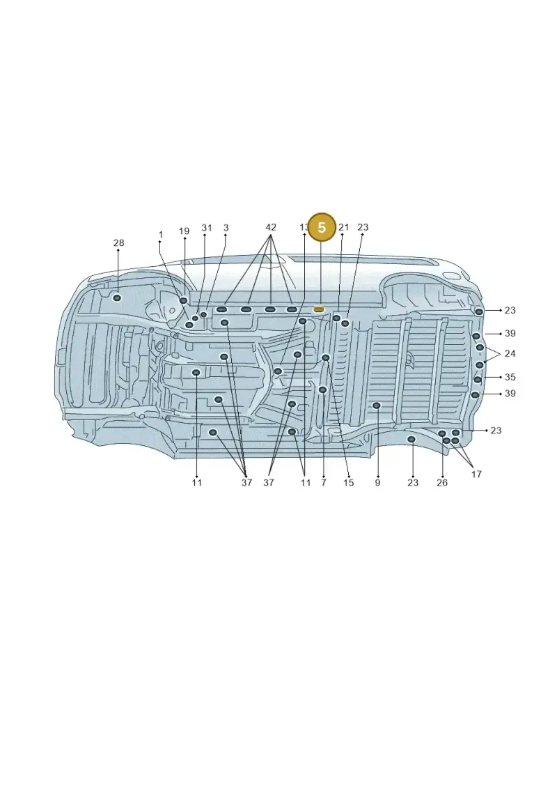 893803593 — Volkswagen Caddy kombi (2015-2020) diagram 443803350, position 5