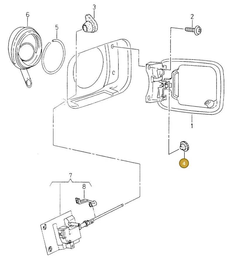 893877665A — Volkswagen POLO CLASSIC           06> (2005-) diagram 238809900, position 4