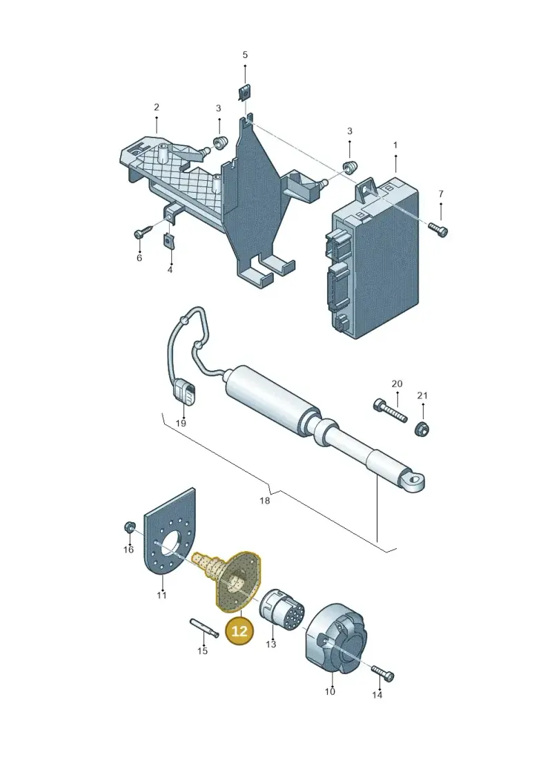 8A0945527 — Volkswagen Touareg                08> (2007-) diagram 274945550, position 12