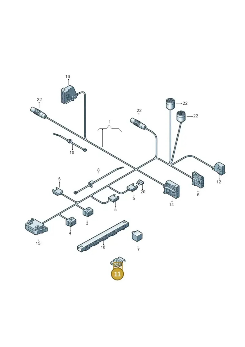 8A0972081A — Volkswagen Phaeton 4motion (2010-2016) diagram 631972240, position 11