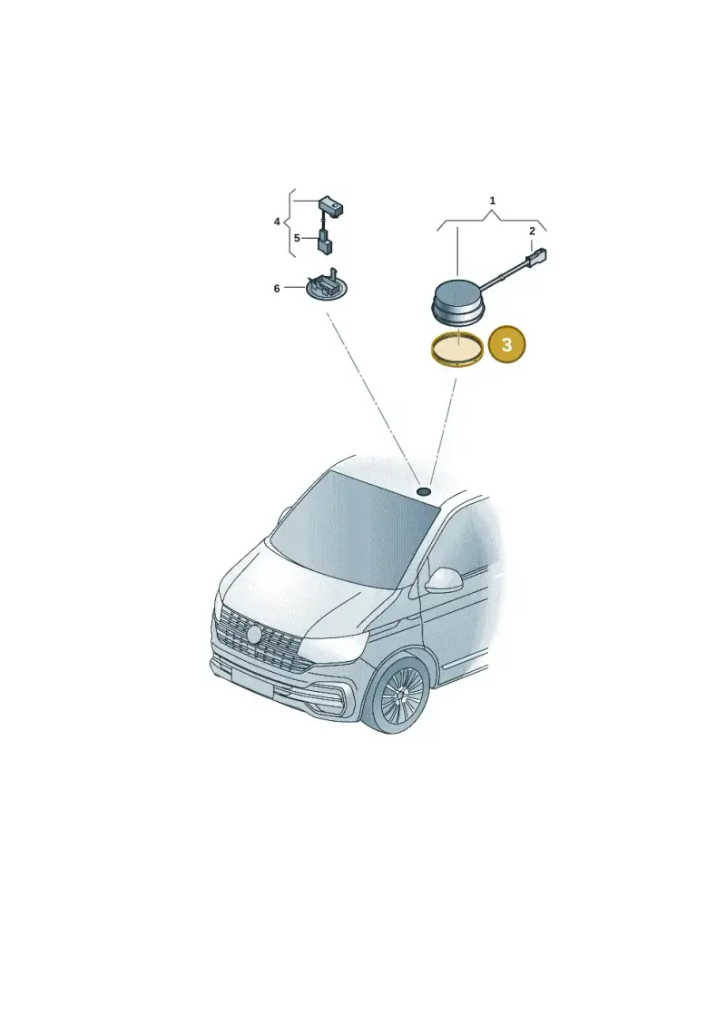 8D0035380 — Volkswagen Transport. multivan (2019-2024) diagram 7em035080, position 3