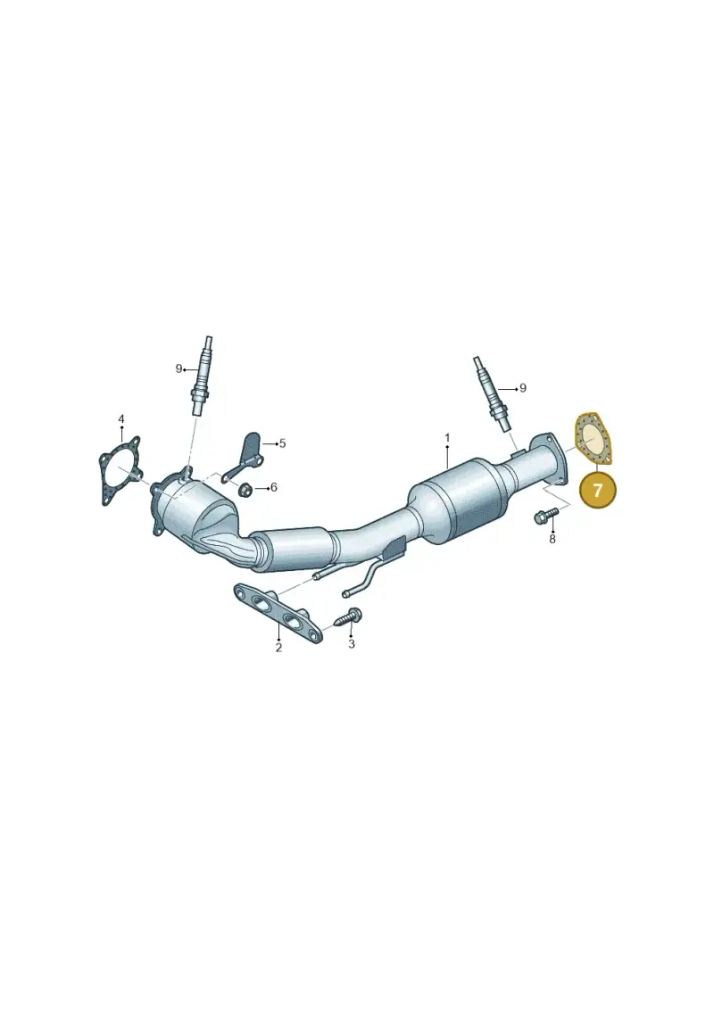 8D0253115C — Volkswagen Sharan Blue Motion (2010-2015) diagram 689253600, position 7