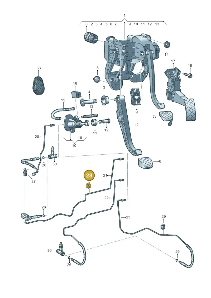 8D0611797D — Volkswagen MAN TGE 55 (2016-2021) diagram 806721600, position 28