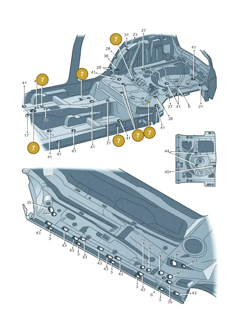 8D0803583H — Volkswagen Jetta variant (2009-2014) diagram 420803350, position 7