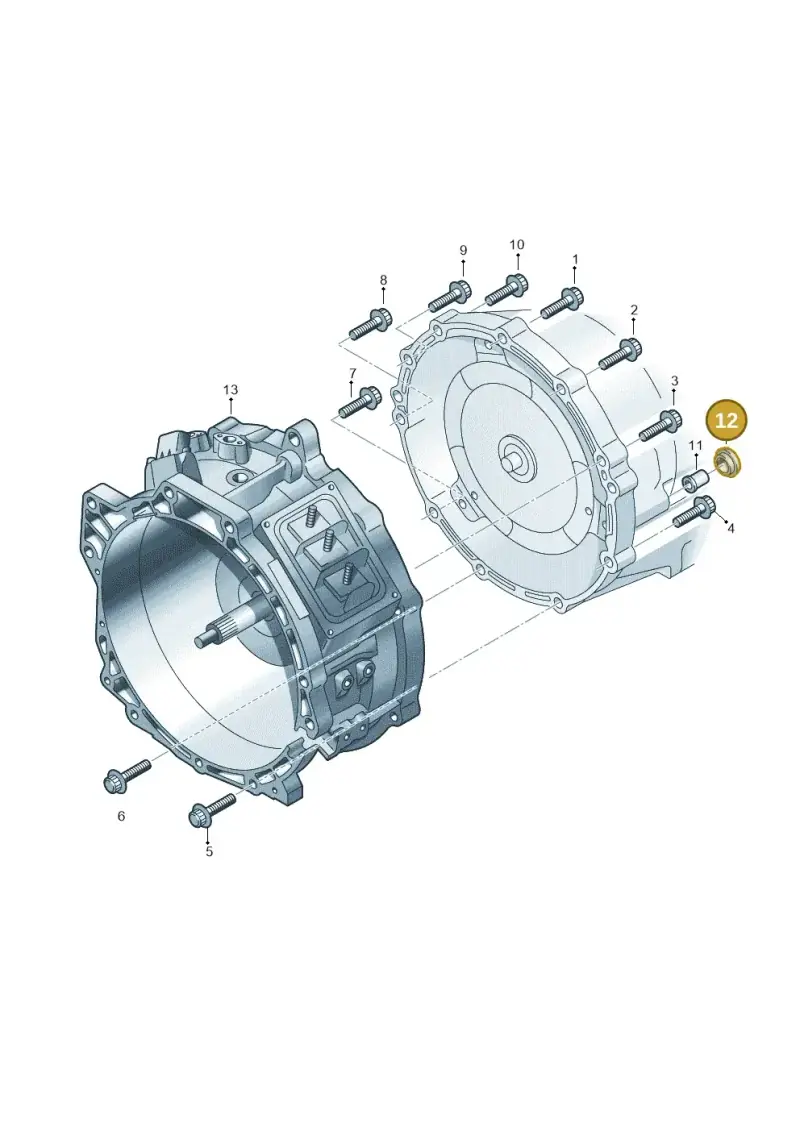 8D0804297 — Volkswagen Touareg (2012-2014) diagram 616300930, position 12