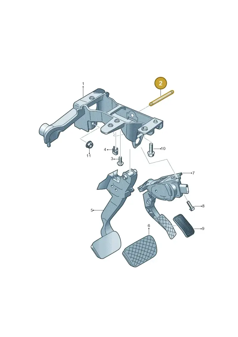 8D1723309A — Volkswagen Touareg (2017-2023) diagram 439721600, position 2