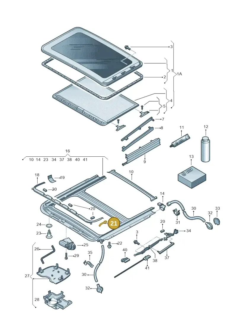 8D5877975A — Volkswagen New Beetle             06> (2005-) diagram 203877000, position 21