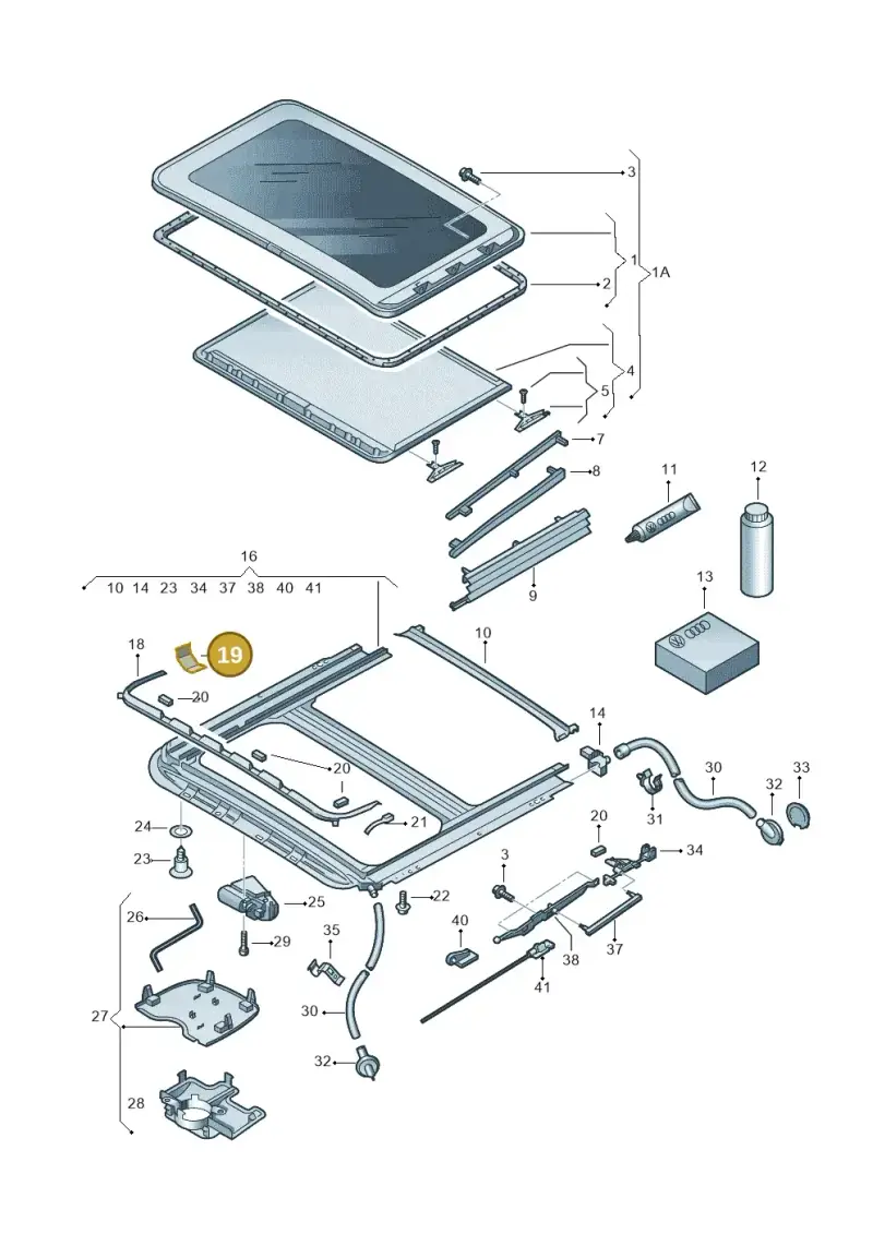 8D5898671A — Volkswagen New Beetle             06> (2005-) diagram 203877000, position 19