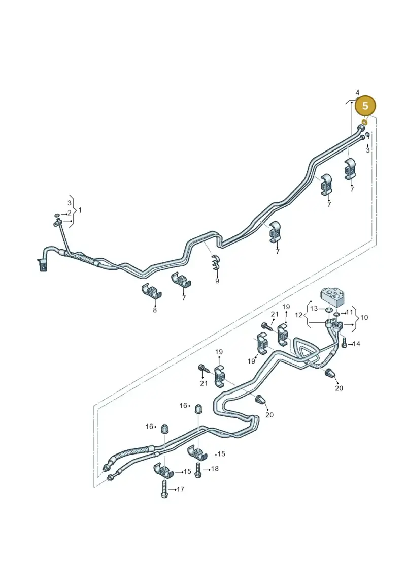 8E0260749D — Volkswagen Transport. multivan (2019-2024) diagram 861260600, position 5