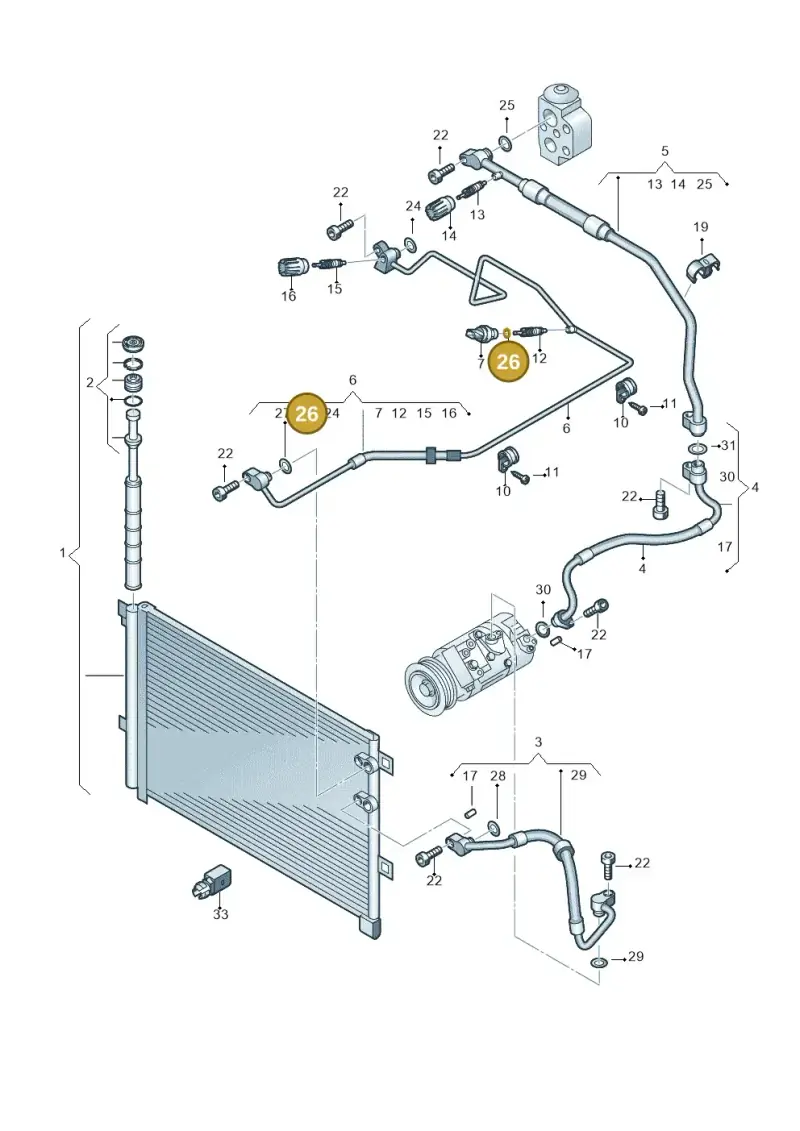 8E0260749 — Volkswagen Amarok twin cab (2022-) diagram 683820150, position 26