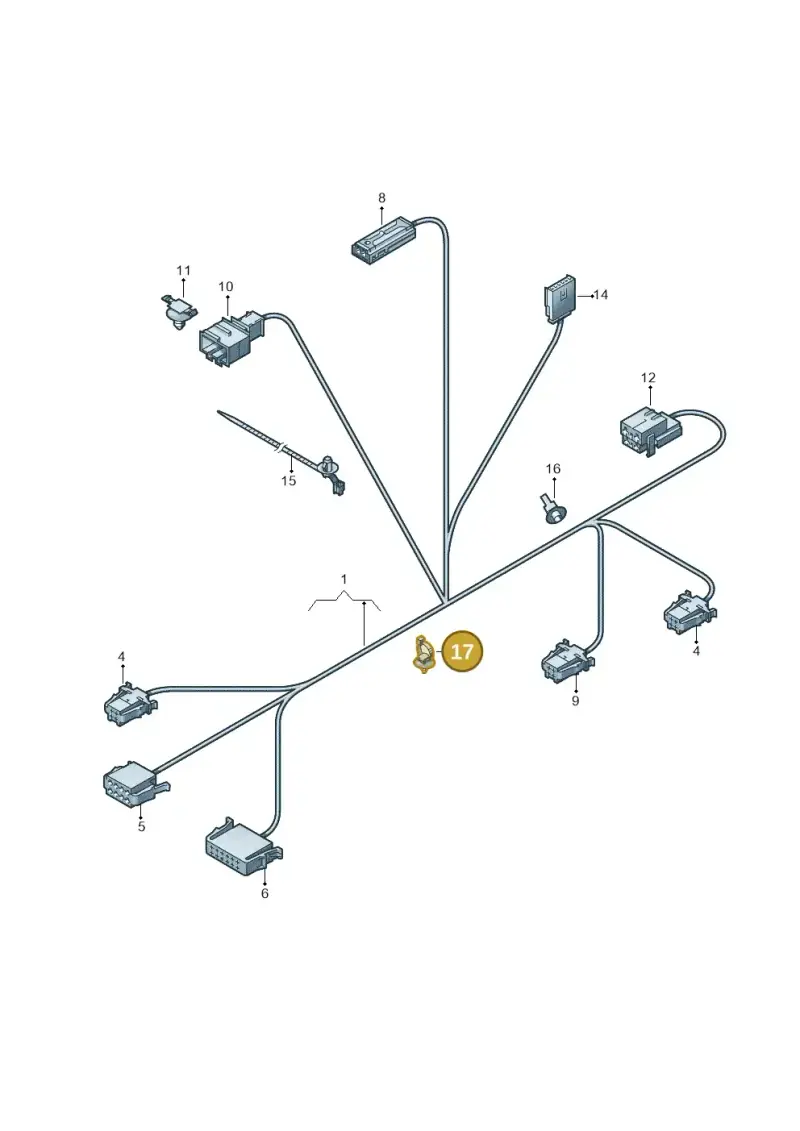 8E0971818 — Volkswagen Touareg BlueMotion (2014-2018) diagram 693972270, position 17