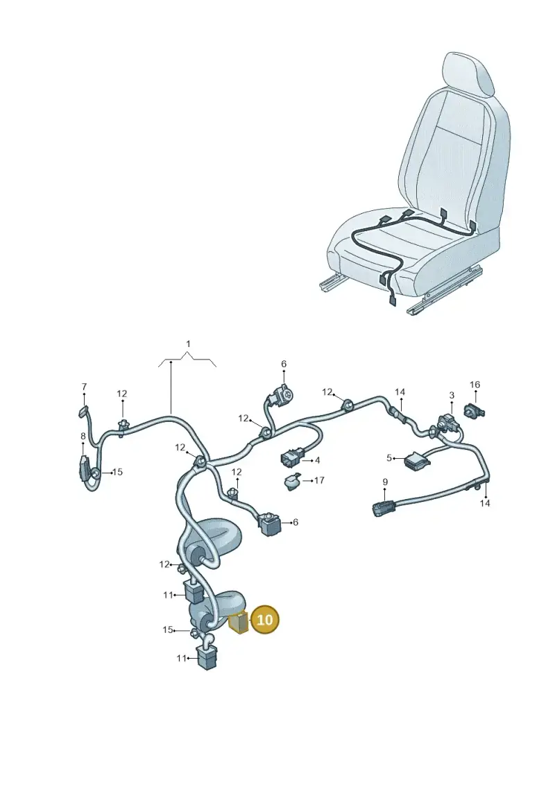 8E0972126 — Volkswagen E-Crafter 35 (2018-2024) diagram 806972280, position 10