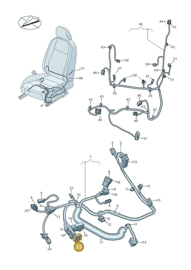 8E0972126 — Volkswagen Arteon (2017-2023) diagram 828972270, position 23