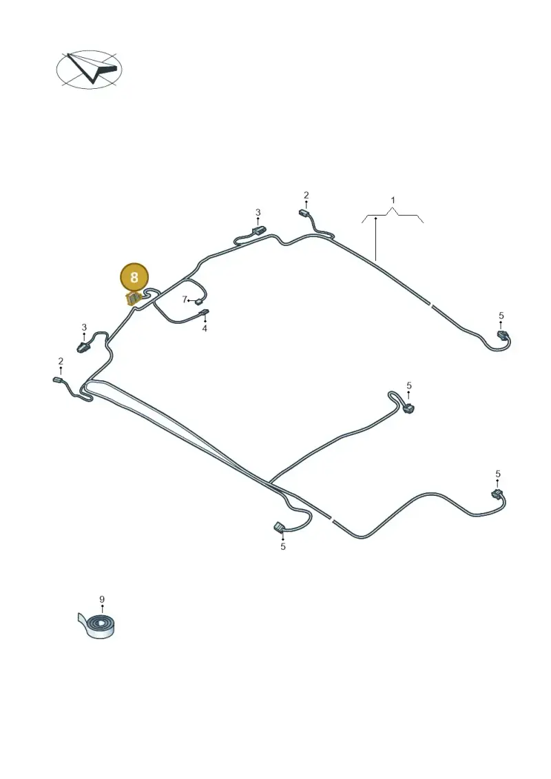 8E0972416A — Volkswagen Tiguan 2.0 4Motion (2016-2024) diagram 884972300, position 8
