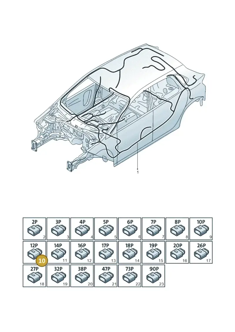 8E0972712 — Volkswagen Golf 1.6 (2015-2019) diagram 867971081, position 10