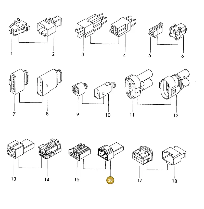 8E0972714 — Volkswagen 1J0 platform diagram 198970610, position 16