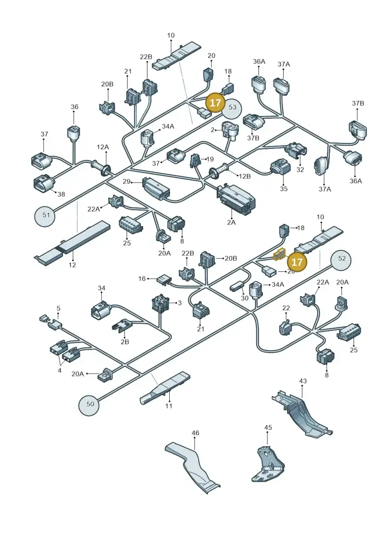 8E0972714 — Volkswagen 7L6 platform diagram 274971820, position 17