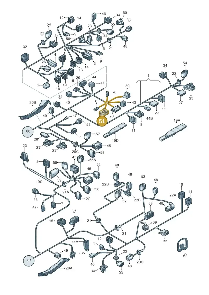 8E0973714 — Volkswagen Touareg                08> (2007-) diagram 274971830, position 51