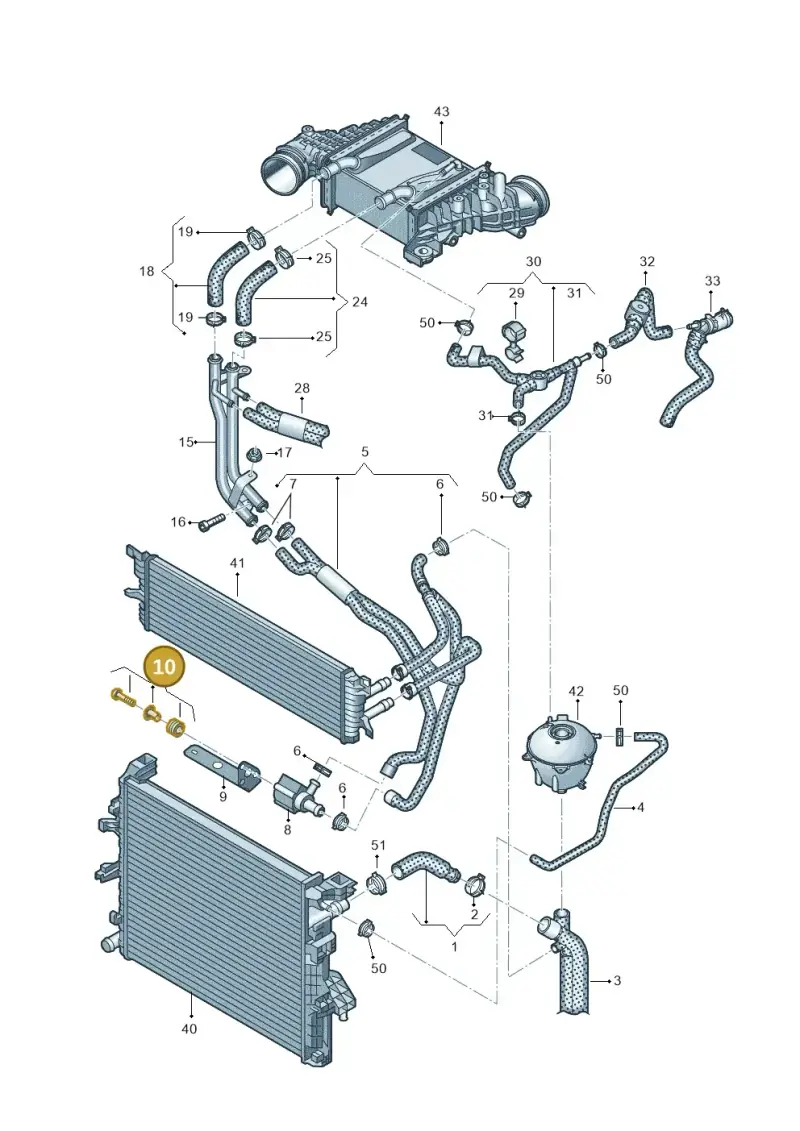 8J7871719 — Volkswagen Single-cab transp. (2019-2024) diagram 871121690, position 10