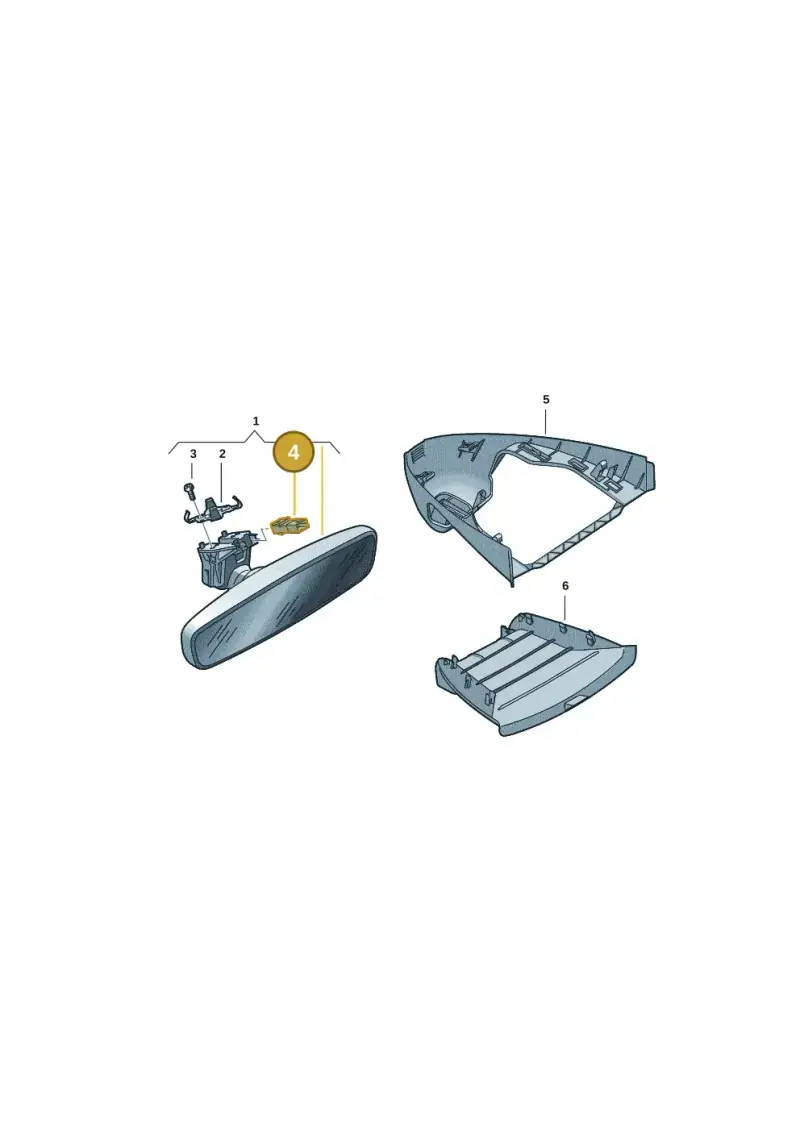 8K0971834 — Volkswagen ID.7 Limousine Pro (2023-) diagram 2gk857047, position 4