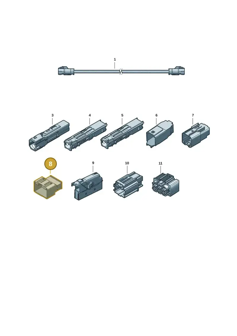 8K0972416 — Volkswagen Tiguan 2.0 (2023-) diagram 15a972450, position 8