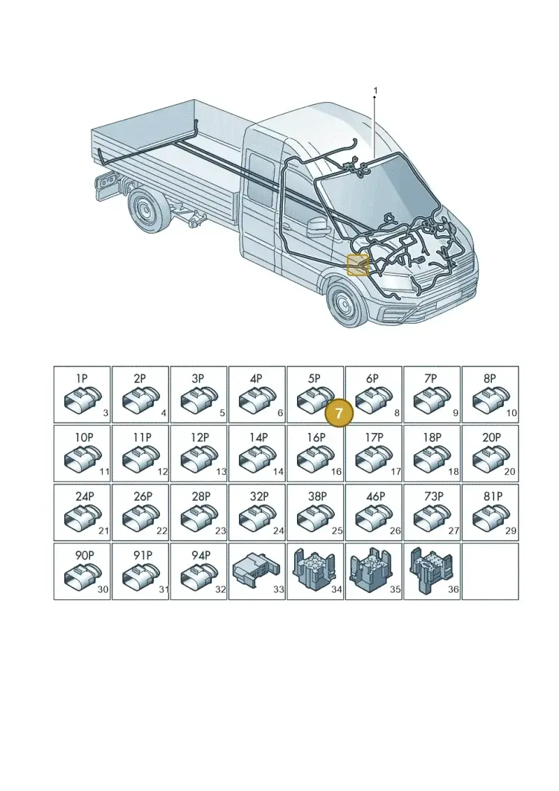 8K0973805 — Volkswagen MAN TGE 35 (2016-2021) diagram 807971080, position 7