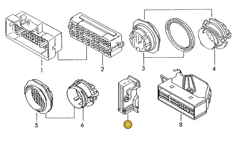 8L0972977H — Volkswagen 1J0 platform diagram 198972550, position 7