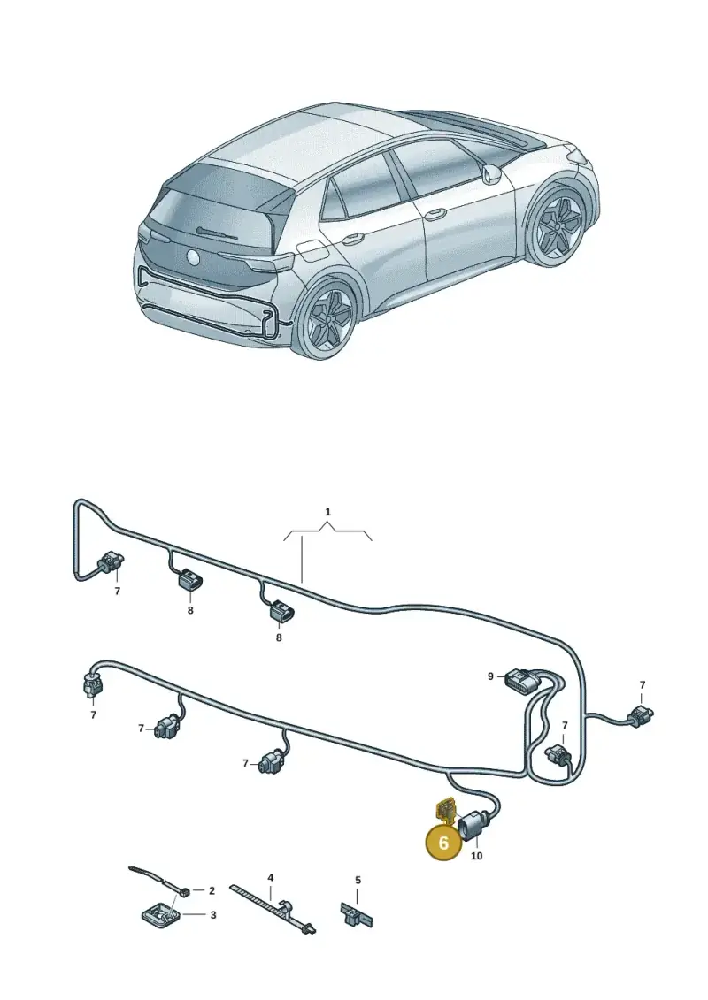 8P0971848L — Volkswagen ID.3 Pro (2019-2024) diagram 10a972090, position 6