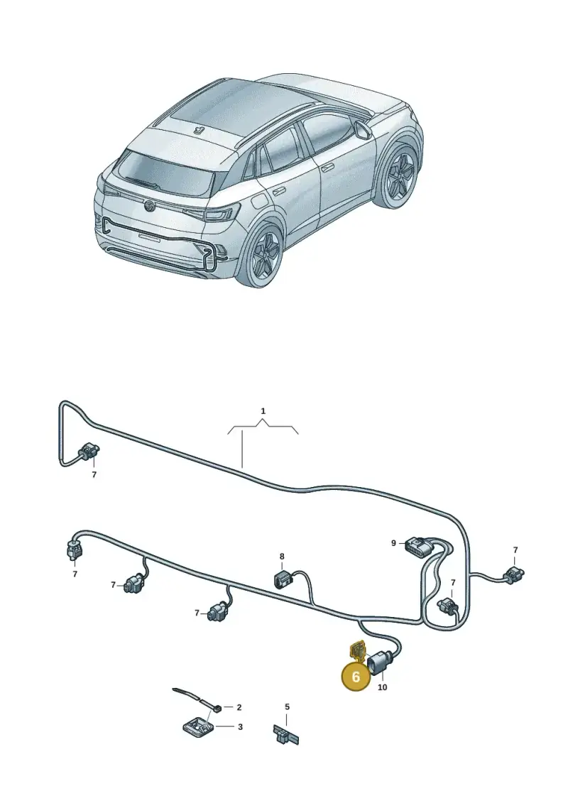 8P0971848L — Volkswagen ID.4 Pro (2020-2023) diagram 11a972090, position 6