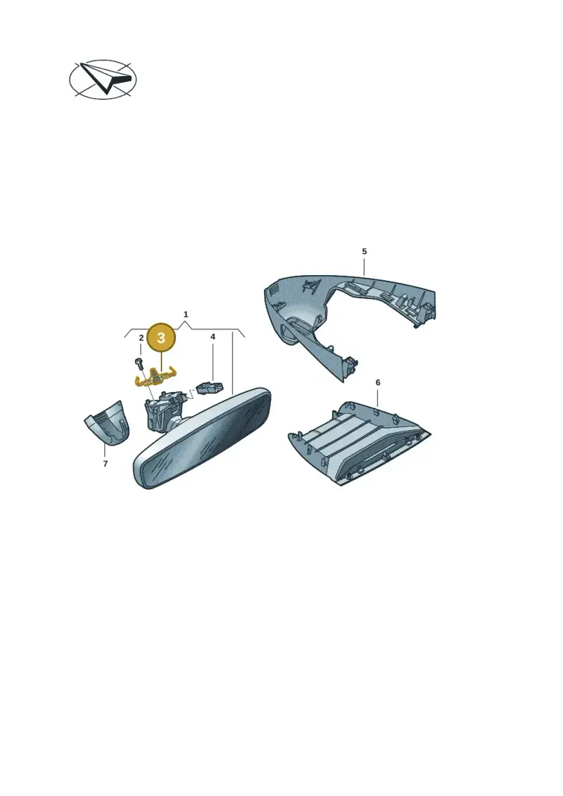 8S0857118A — Volkswagen T-Cross 1,0 (2018-2024) diagram 587857047, position 3