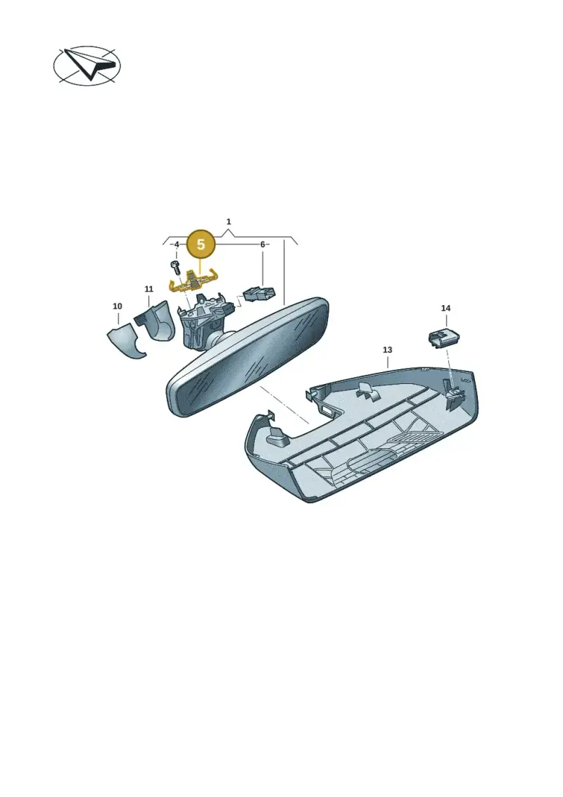 8S0857118B — Volkswagen Magotan 2.0 (2024-) diagram 3j0857450, position 5