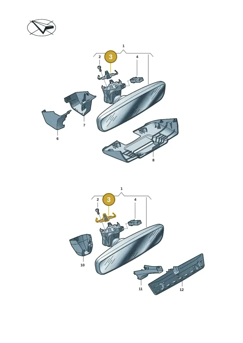 8S0857945 — Volkswagen Tiguan 2.0 (2023-) diagram 57x857450, position 3