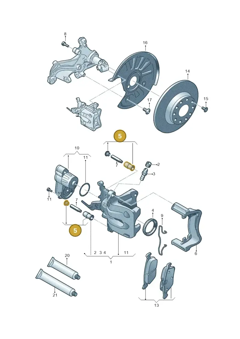8V0698647 — Volkswagen Multivan (2021-) diagram 745615600, position 5