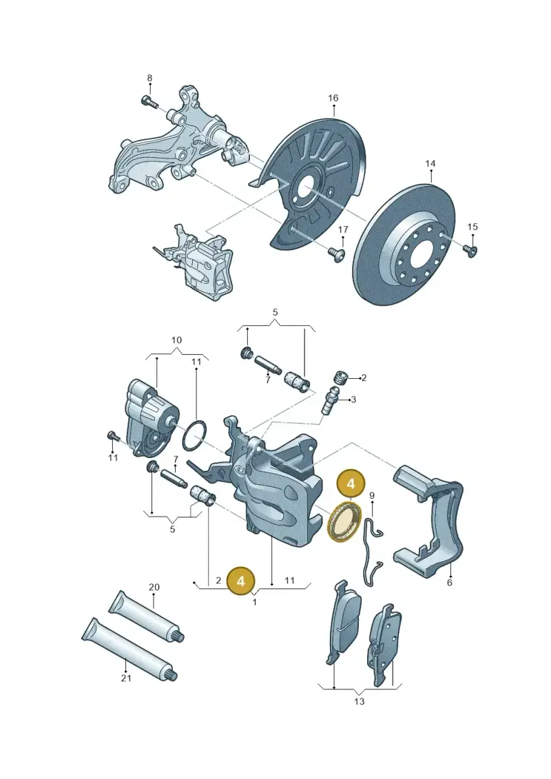 8V0698671A — Volkswagen T-Roc BlueMotion (2017-2024) diagram 745615600, position 4