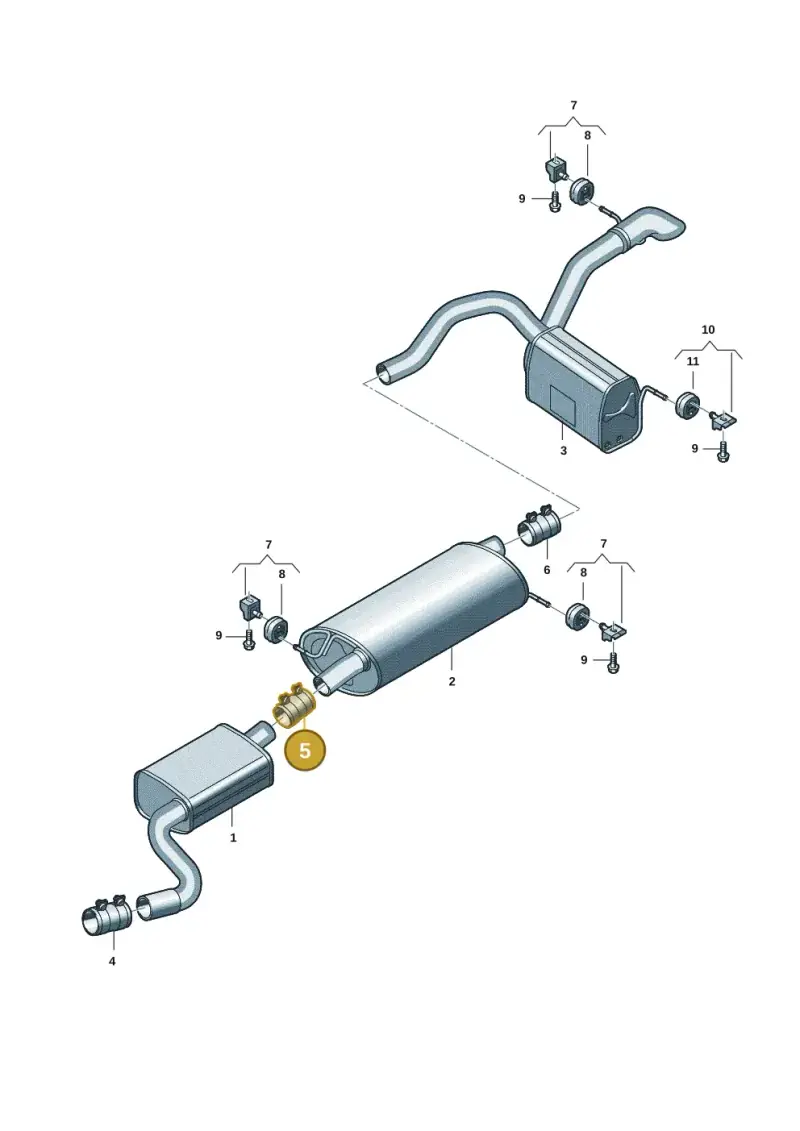 8W0253141B — Volkswagen Multivan (2021-) diagram 7t0253480, position 5