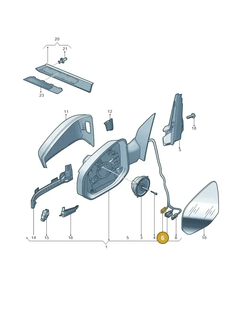 8W0971636D — Volkswagen Multivan (2021-) diagram 7t0857400, position 6