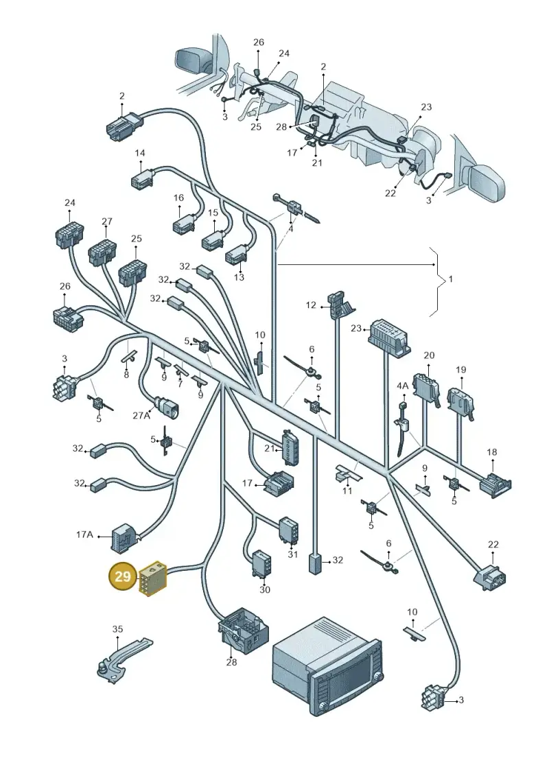 8X0035447A — Volkswagen Amarok twin cab (2022-) diagram 683971830, position 29