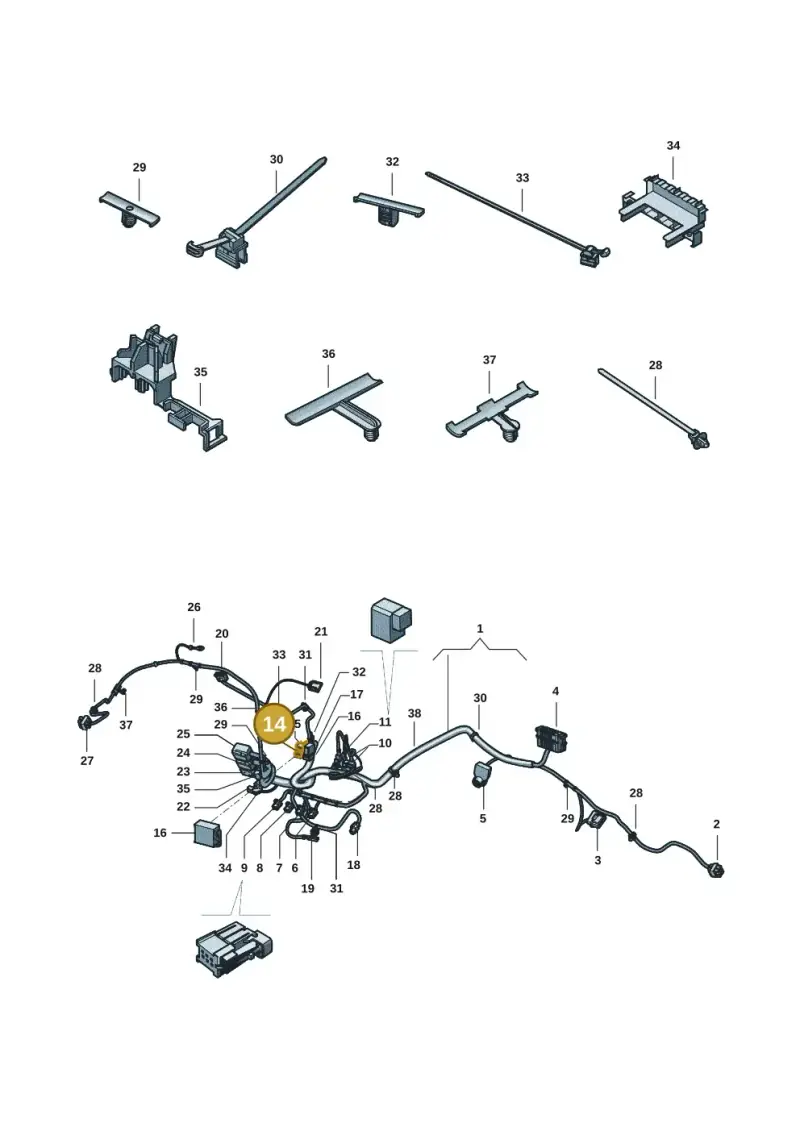 8X0035447A — Volkswagen Amarok twin cab (2022-) diagram 2ha971084, position 14