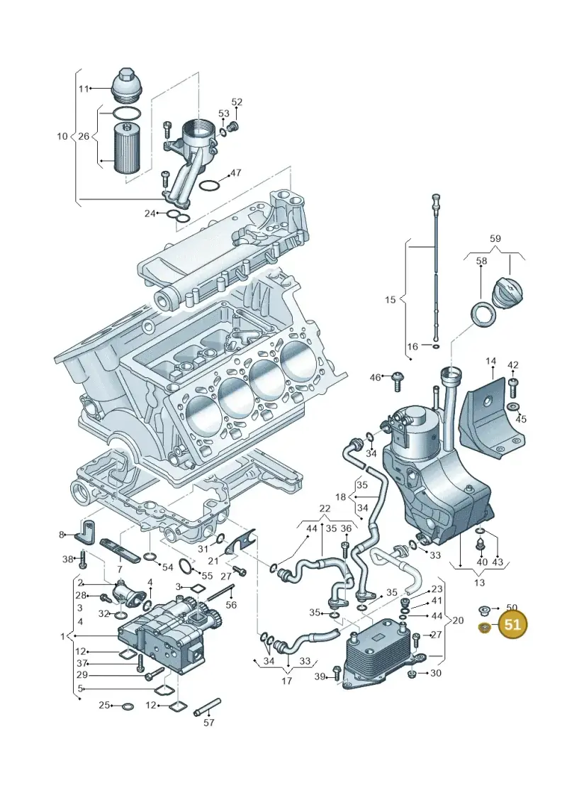 8Z0129669A — Audi R8 qu. 5.2 (2012-2015) diagram 618115000, position 51