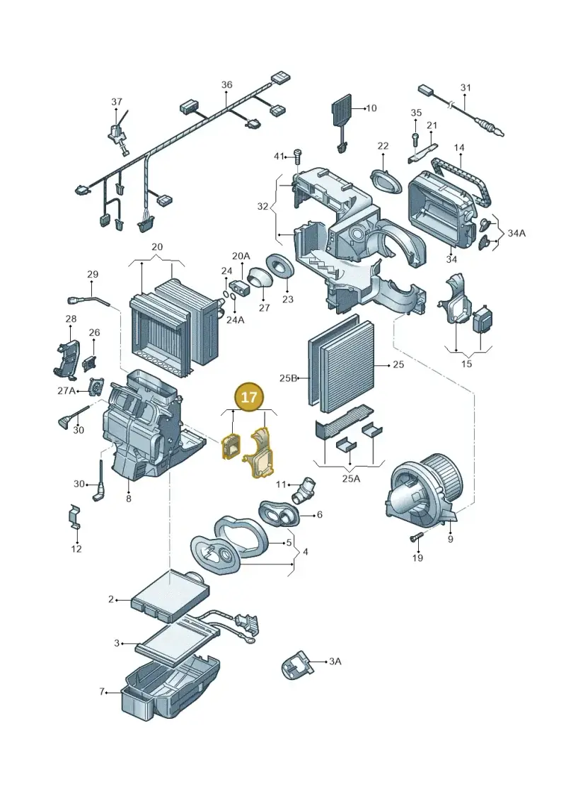 8Z0819453D — SEAT Toledo (2015-2019) diagram 253820200, position 17