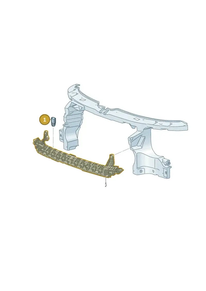 8Z0820535A — Volkswagen Transport. multivan (2019-2024) diagram 861819500, position 1