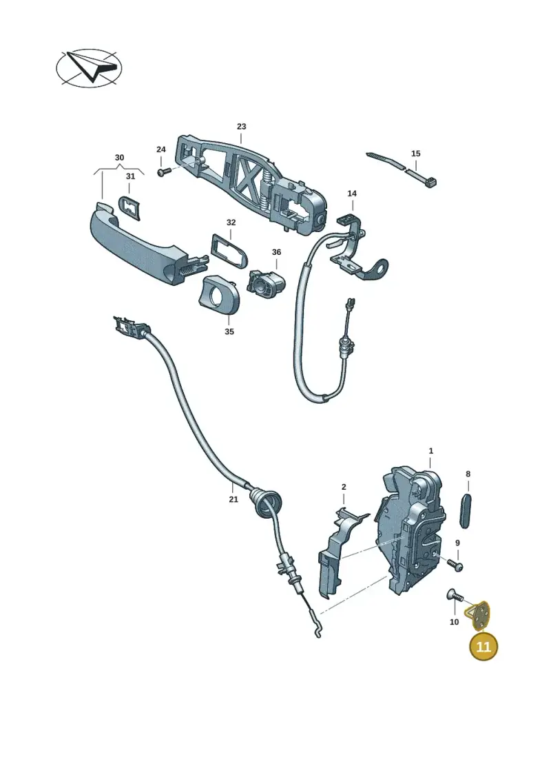 8Z0837033A — Volkswagen Transport. multivan (2019-2024) diagram 7ep837000, position 11