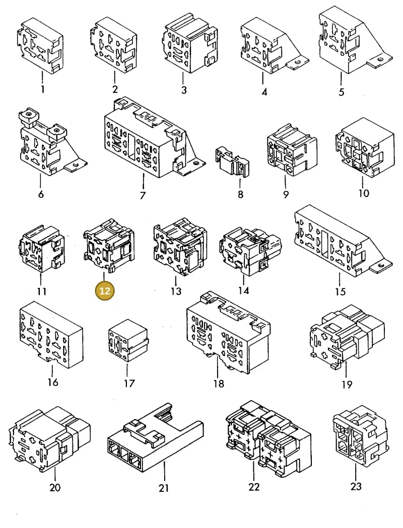 8Z0937527 — SEAT 1J0 platform diagram 198973600, position 12