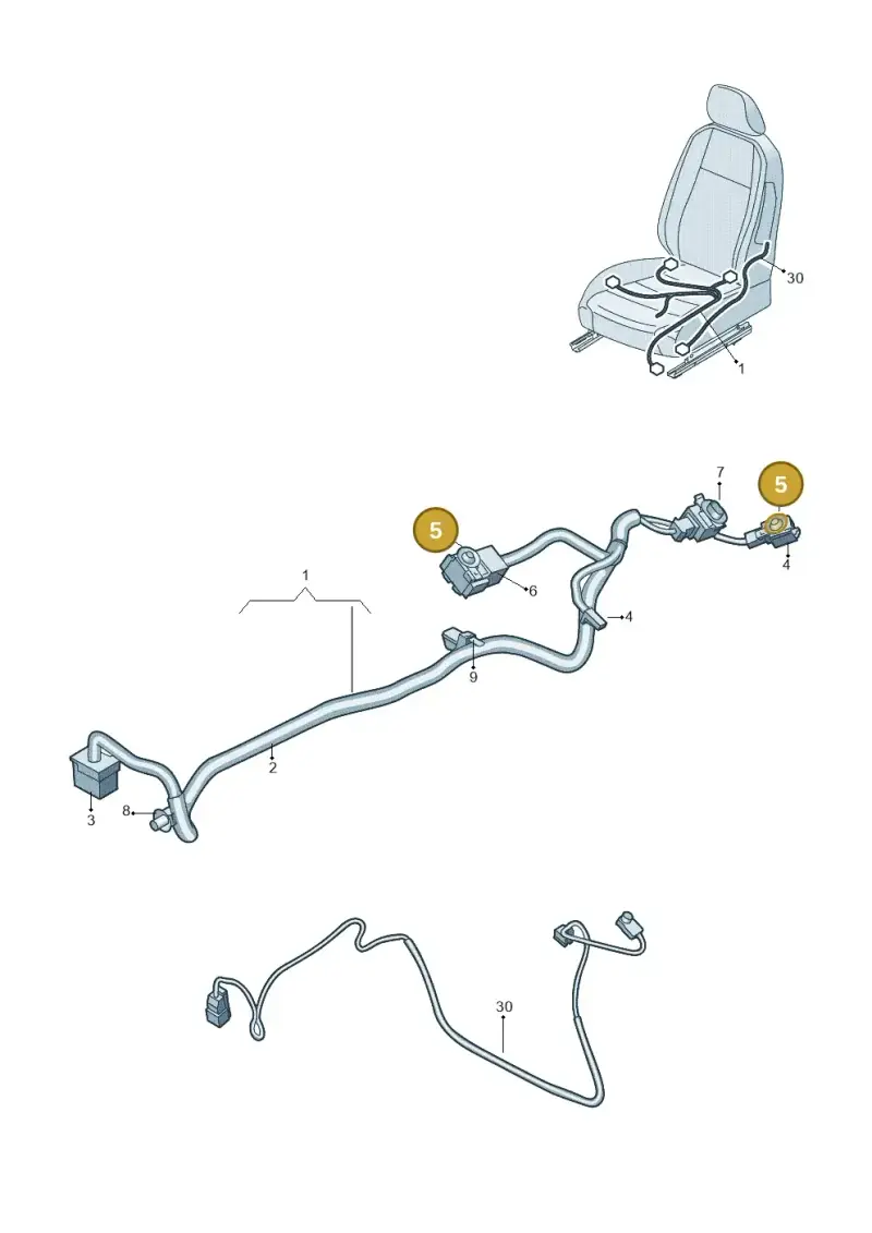 8Z0971848F — Volkswagen T-Roc convertible 1.5 (2019-2024) diagram 813972260, position 5