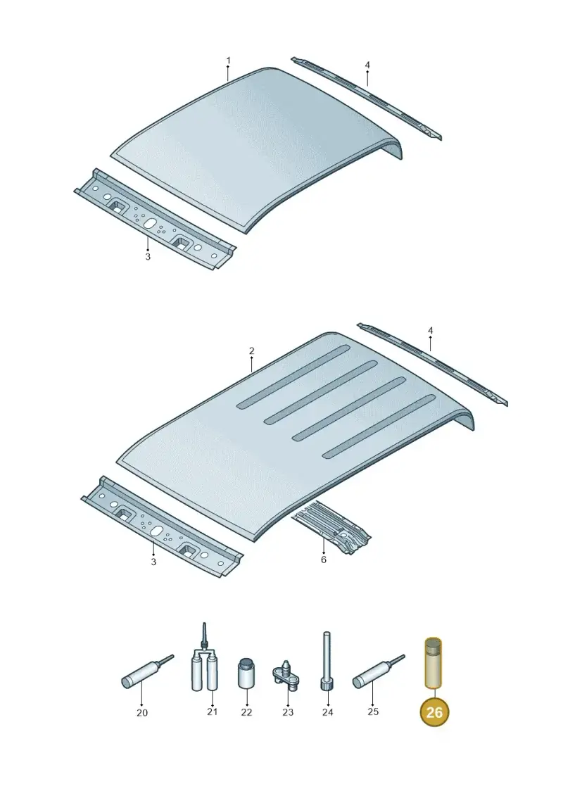 AKR321M154 — Volkswagen Amarok twin cab (2022-) diagram 894817000, position 26